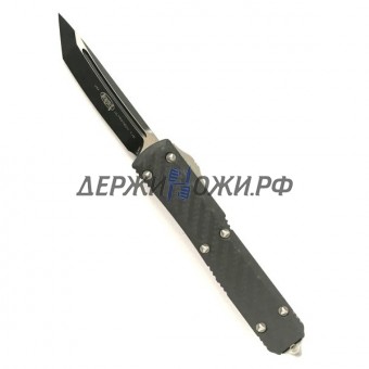 Нож Ultratech T/E Contoured Carbon Fiber 2-Tone Tanto Elmax Blade Microtech складной автоматический MT 123-1CCCF